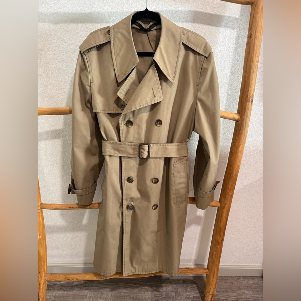 London Fog Men's Classic Brown Trench Coat